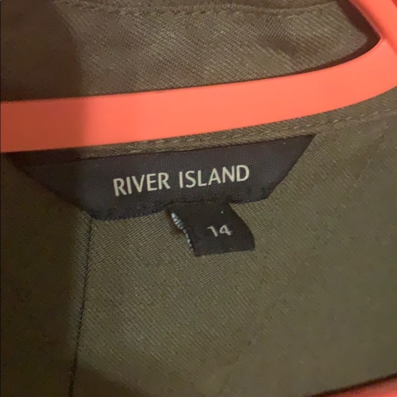 River Island Green Blouse, UK 14 (10/12) - Picture 2 of 4